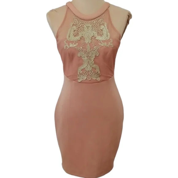 wow couture gold dress Wow Couture Bandage Dress Gold Label Sold Out Size Medium